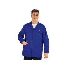 Veste Médicale Homme Manches Longues Sport Bleu Cyan - MyLookPro