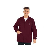 Veste Médicale Homme Manches Longues Sport Bordeaux - MyLookPro