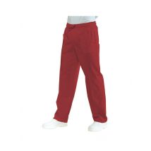 Pantalon Médical Mixte Taille Elastique Rouge - MyLookPro