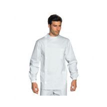 Tunique Médicale Dentiste Boutons Blanc 100% Coton - MyLookPro