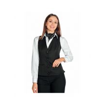 Gilet Restauration Femme Venezia Noir - MyLookPro