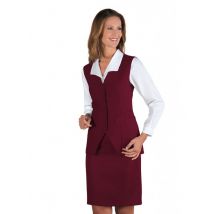 Gilet de Service Femme Bordeaux - MyLookPro