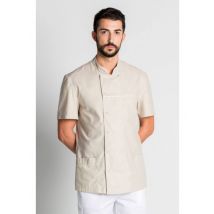 Tunique Pharmacien manches courtes Beige - MyLookPro