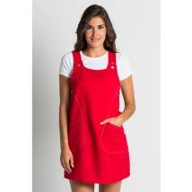 Blouse de travail sans manche rouge Femme - MyLookPro