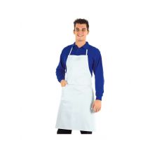 Tablier de Cuisine Complet Blanc 100% Coton