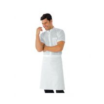 Tablier blanc de cuisine sans Poches 70 x 60 cm - MyLookPro