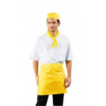 Tablier de cuisine Taille Cm 70x46 avec Poches Jaune - MyLookPro