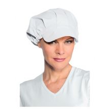 Casquette blanche de cuisine femme - MyLookPro