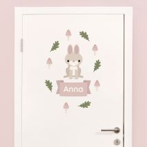 My Nametags Door Sticker - Hare