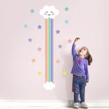 My Nametags Personalised Height Charts - Rainbow