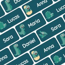 My Nametags 56 Name Tags - Dinosaur