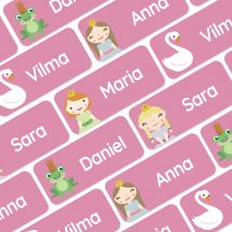 My Nametags 56 Name Stickers - Princess