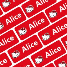 My Nametags 56x Hello Kitty Stick on Name Tags