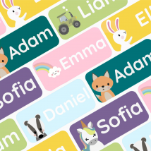 My Nametags 56 Name Stickers - Labels for Kids