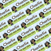 My Nametags 56x Name tags for labelling all belongings - Dog