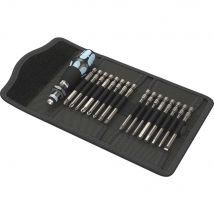 Wera 17 Piece Kraftform Kompakt Stainless Steel Bit Set