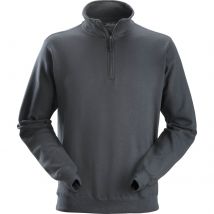 Snickers 2818 Mens 1/2-Zip Sweatshirt Grey XS
