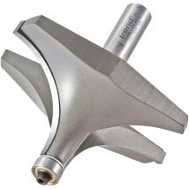 Trend Bearing Guided Ovolo and Round Router Cutter 89mm 50.8mm 1/2"