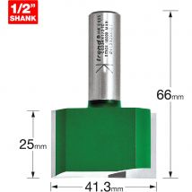 Trend CRAFTPRO Two Flute Straight Router Cutter