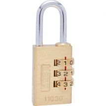 Kasp 110 Series Brass Combination Padlock 30mm Standard