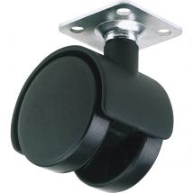 Draper Twin Nylon Wheeled Castor 40mm