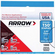 Arrow T50M Monel Staples 10mm Pack of 1000