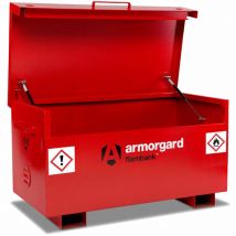 Armorgard Flambank Chemical and Flammables Secure Site Storage Box 1275mm 665mm 660mm