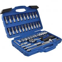 BlueSpot 46 Piece 1/4" Drive Socket and Bit Set Metric 1/4"