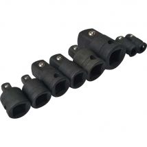 BlueSpot 8 Piece Combination Drive Impact Socket Adaptor Set Combination