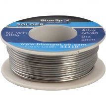 Bluespot Flux Covered 60/40 Solder 100g