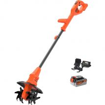 Black and Decker BETL1820L 18v Cordless Tiller 1 x 4ah Li-ion Battery Charger
