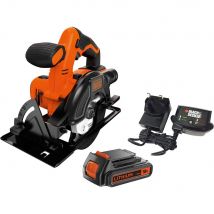 Black and Decker BDCCS18 18v Cordless Circular Saw 140mm 1 x 1.5ah Li-ion Battery Charger No Case