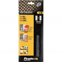 Black and Decker Piranha Hi Tech Mesh 1/2 Sanding Sheets 115mm x 280mm 120g Pack of 3