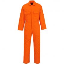 BizWeld Mens Flame Resistant Overall Orange 4XL 32"