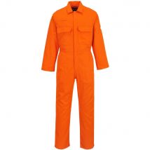 BizWeld Mens Flame Resistant Overall Orange 2XL 32"