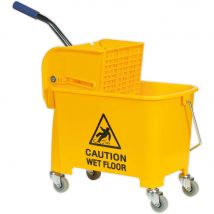 Sealey Heavy Duty Wheeled Mop Bucket 20l