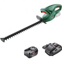 Bosch EASYHEDGECUT 18-45 P4A 18v Cordless Hedge Trimmer 450mm 1 x 4ah Li-ion Battery Charger