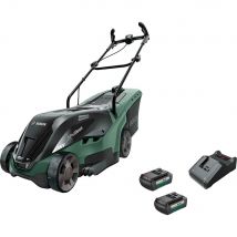 Bosch UNIVERSALROTAK 36-560 36v Cordless Rotary Lawnmower 380mm 2 x 2ah Li-ion Battery Charger