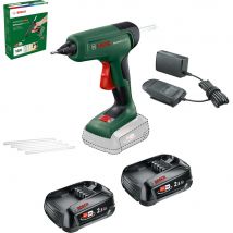 Bosch ADVANCEDGLUE P4A 18v Cordless Hot Glue Gun 2 x 2.5ah Li-ion Battery Charger No Case