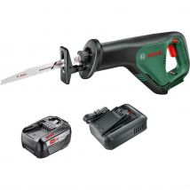 Bosch ADVANCEDRECIP P4A 18v Cordless Recipro Saw 1 x 6ah Li-ion Battery Charger No Case