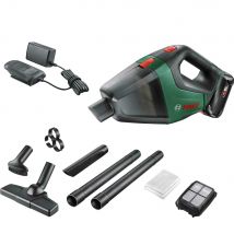 Bosch UNIVERSALVAC P4A 18v Cordless Hand Vacuum Cleaner 1 x 2.5ah Li-ion Battery Charger No Case