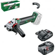 Bosch ADVANCEDGRIND 18V-80 P4A 18v Cordless Angle Grinder 125mm 1 x 6ah Li-ion Battery Charger No Case