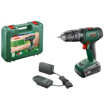 Bosch UNIVERSALIMPACT P4A 18v Cordless Combi Drill 1 x 1.5ah Li-ion Battery Charger Case