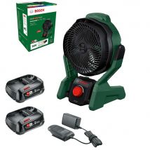 Bosch UNIVERSALFAN 18V-1000 P4A 18v Cordless Portable Fan 1 x 2.5ah Li-ion Battery Charger No Case