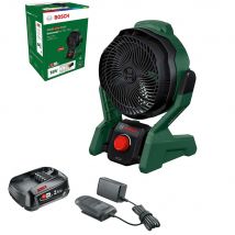 Bosch UNIVERSALFAN 18V-1000 P4A 18v Cordless Portable Fan 2 x 2.5ah Li-ion Battery Charger No Case