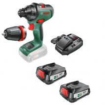 Bosch ADVANCEDDRILL P4A 18v Cordless Drill Driver 2 x 2.5ah Li-ion Charger No Case