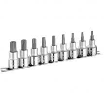 Expert by Facom 9 Piece 1/2" Drive Torx Socket Bit Set