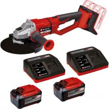 Einhell Professional AXXIO 36/230 Q 36v Cordless Brushless Angle Grinder 230mm 2 x 5.2ah Li-ion Charger No Case