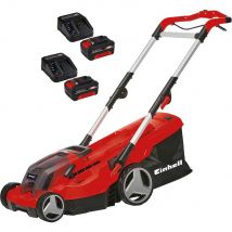 Einhell GE-CM 36/37 Li 36v Cordless Lawnmower 370mm 2 x 4ah Li-ion Twin or Dual Battery Charger