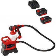 Einhell TE-SY 18/90 Li 18v Cordless Paint Spray System 2 x 4ah Li-ion Charger No Case